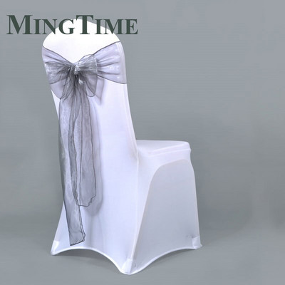 25 komada 275 cm Prozirna Organza Pojas za Stolicu Vrpca Pojas Mašna Navlaka Rustikalna svadba Dekoracija rođendanske banketne svečanosti