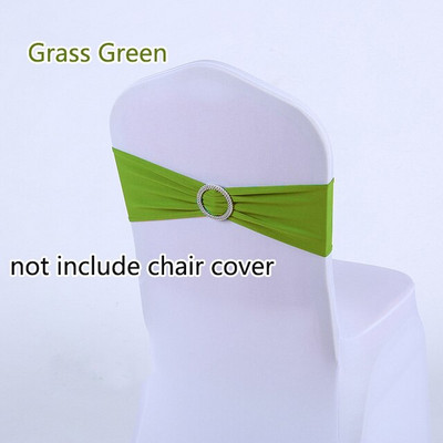 50 kom/lot Spandex trake za stolice s kopčom Vjenčane trake od lycre za stolice za navlake za stolice Party Rođendanske banketne stolice Dekoracija