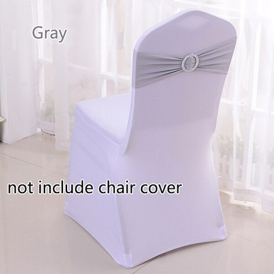 50 kom/lot Spandex trake za stolice s kopčom Vjenčane trake od lycre za stolice za navlake za stolice Party Rođendanske banketne stolice Dekoracija