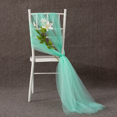 Cerceve pentru scaune nunta, hotel, scaun de petrecere, streamer, arc de nunta, draping, țesătură, voile, albastru regal, canapea pentru decor scaun de nuntă, 10 buc.