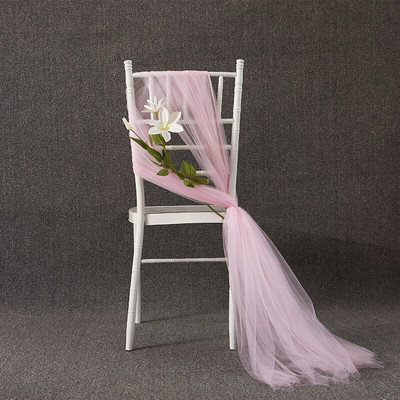 Cerceve pentru scaune nunta, hotel, scaun de petrecere, streamer, arc de nunta, draping, țesătură, voile, albastru regal, canapea pentru decor scaun de nuntă, 10 buc.