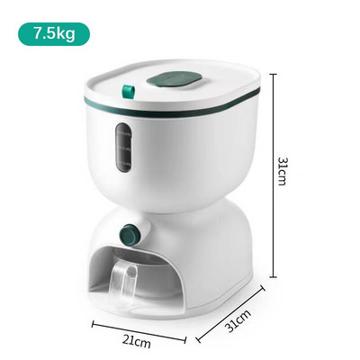 Automatski dozator žitarica od 12 kg Plastična kutija za pohranu Kuhinjski spremnik za rižu otporan na insekte i vlagu