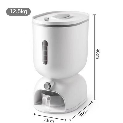 Automatski dozator žitarica od 12 kg Plastična kutija za pohranu Kuhinjski spremnik za rižu otporan na insekte i vlagu