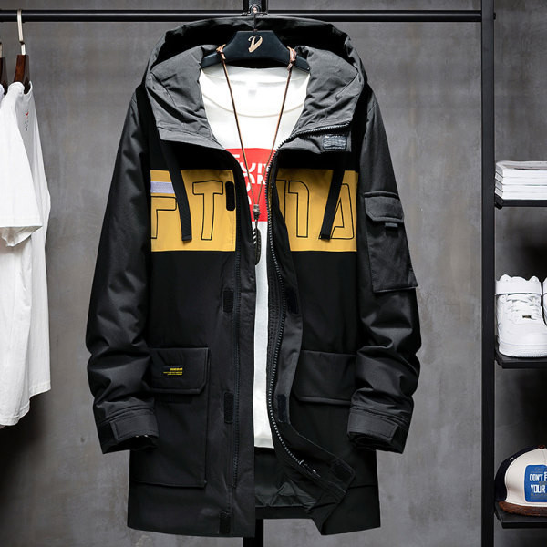 Geaca barbati model nou cu gluga si buzunare