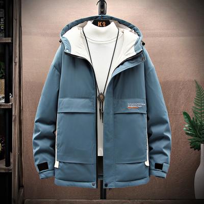 Jachetă pentru bărbați de toamnă-iarnă cu căptușeală caldă