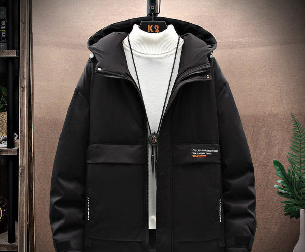Jachetă pentru bărbați de toamnă-iarnă cu căptușeală caldă