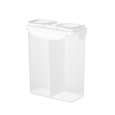 Buitinės maisto sandarios skardinės Plastikinės skaidrios grūdų laikymo dėžutė Maisto laikymo talpa Virtuvės reikmenys virtuvės organizatoriui