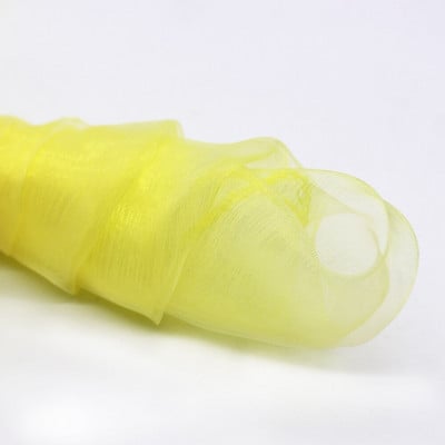 Huse pentru scaune 25 buc/lot cu noduri pentru scaune de nunta, tull din organza transparenta, huse pentru scaune, pentru decoratiuni de banchet, petreceri de nunta