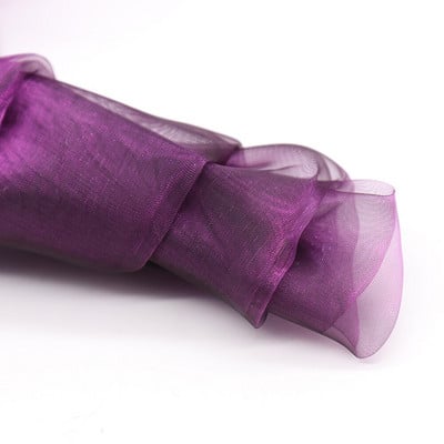 Huse pentru scaune 25 buc/lot cu noduri pentru scaune de nunta, tull din organza transparenta, huse pentru scaune, pentru decoratiuni de banchet, petreceri de nunta