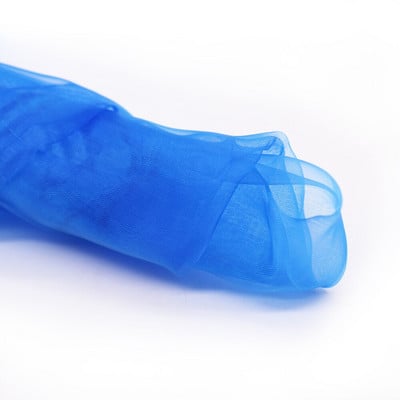 Huse pentru scaune 25 buc/lot cu noduri pentru scaune de nunta, tull din organza transparenta, huse pentru scaune, pentru decoratiuni de banchet, petreceri de nunta