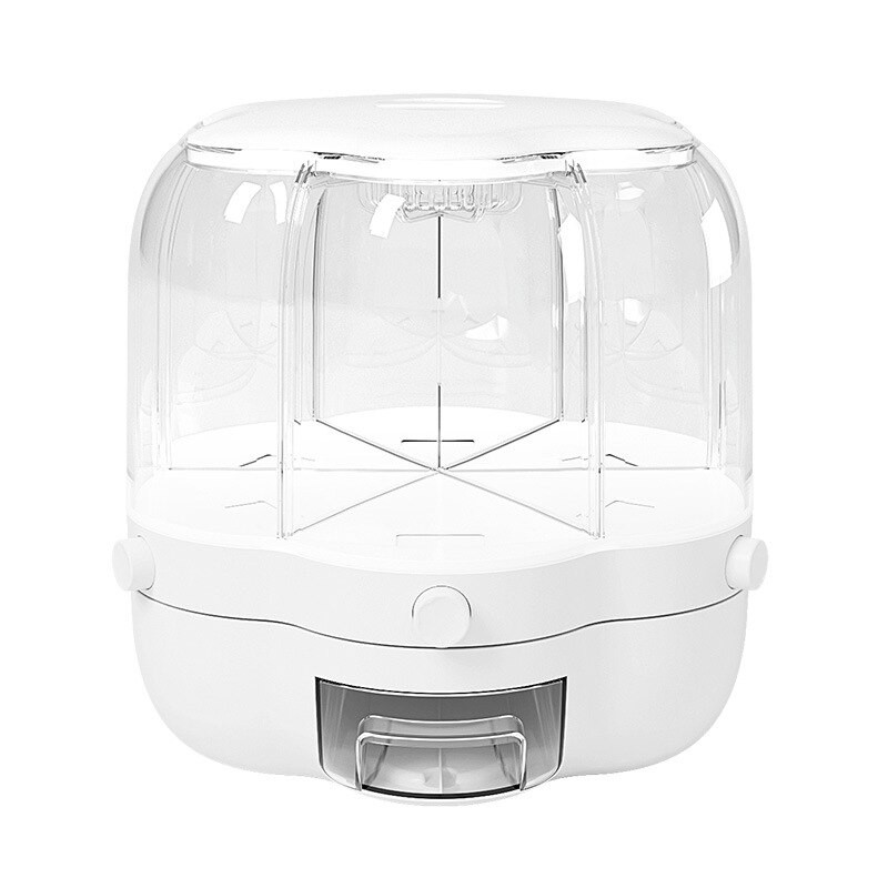 Odvojena kanta za rižu Rotirajući odjeljak Kutija za pohranu Zrna Kanta za pohranu riže Kuhinjska kanta za pohranu raznih zrna