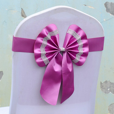 Set de canape pentru scaune regale, fără flori, cu papillon, sărbătoare, ajustabil, pentru aniversare, pentru nuntă-sărbătoare, multicolor