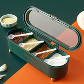 Lagani luksuzni set staklenki za začine Boca za začine za sol i papar s poklopcem Kuhinjski spremnik za pohranu začina Stalak za začine