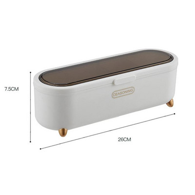 Lagani luksuzni set staklenki za začine Boca za začine za sol i papar s poklopcem Kuhinjski spremnik za pohranu začina Stalak za začine