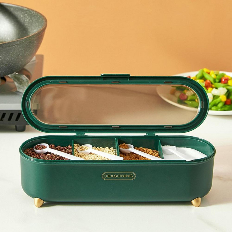 Lagani luksuzni set staklenki za začine Boca za začine za sol i papar s poklopcem Kuhinjski spremnik za pohranu začina Stalak za začine