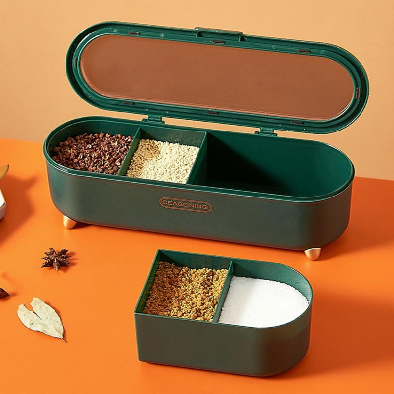 Lagani luksuzni set staklenki za začine Boca za začine za sol i papar s poklopcem Kuhinjski spremnik za pohranu začina Stalak za začine