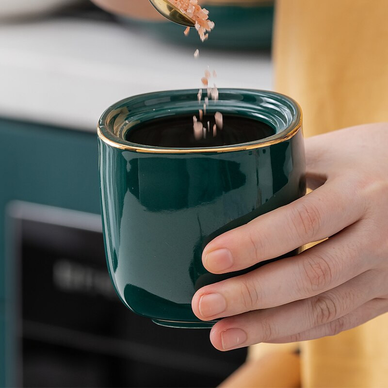 Kuhinjski pribor Nordijska keramika Posuda za šećer Solanka Spremnik staklenke za začine Setovi od 3 dijela Organizator Kuhinjski pribor