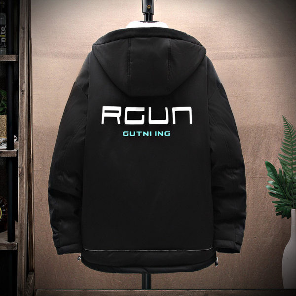 Geacă de iarnă pentru bărbați model nou cu glugă - trei culori