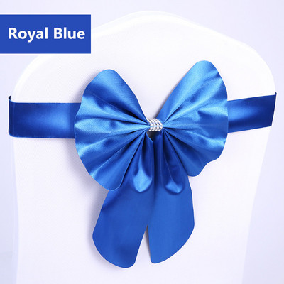 20db ingyenes nyakkendő Spandex szék masnis szárnyak kész esküvői elasztikus szék szalag nyakkendőpánt Party Hotel rendezvény dekoráció