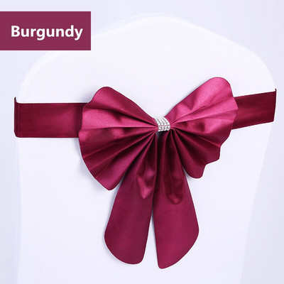 20db ingyenes nyakkendő Spandex szék masnis szárnyak kész esküvői elasztikus szék szalag nyakkendőpánt Party Hotel rendezvény dekoráció