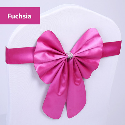 20db ingyenes nyakkendő Spandex szék masnis szárnyak kész esküvői elasztikus szék szalag nyakkendőpánt Party Hotel rendezvény dekoráció