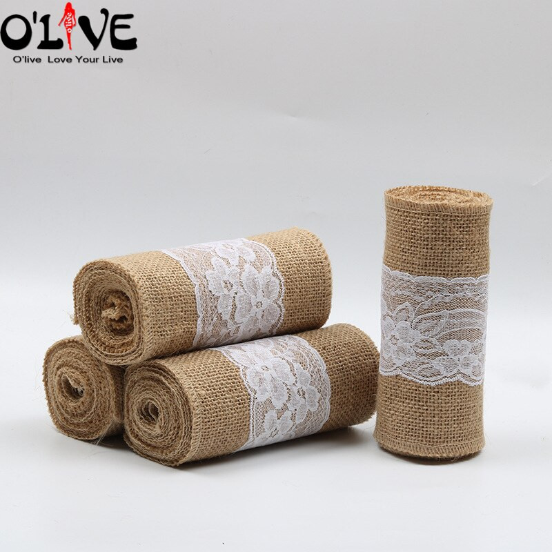 2 kom. Vintage mašne za stolice od prirodne jute Čipkasti pojasi od kostrijeti čvor Hessian traka za stolice Rustikalna seoska dekoracija za vjenčanje Mjesto za zabavu