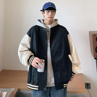 Jachetă lată pentru bărbați, primăvară, toamnă