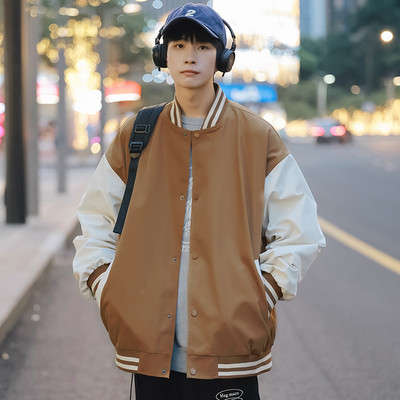 Jachetă lată pentru bărbați, primăvară, toamnă