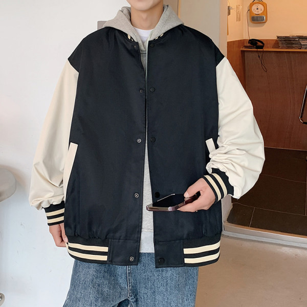 Jachetă lată pentru bărbați, primăvară, toamnă