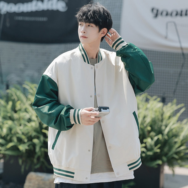 Jachetă lată pentru bărbați, primăvară, toamnă