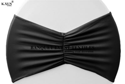 Naujo dizaino raižytos lycra kėdžių juostos spandex kėdžių varčios, skirtos įtemptam kėdės dangčiui vestuvių renginio vakarėlio dekoravimui