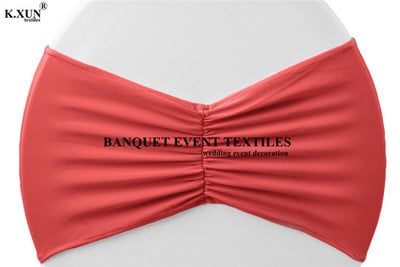 Naujo dizaino raižytos lycra kėdžių juostos spandex kėdžių varčios, skirtos įtemptam kėdės dangčiui vestuvių renginio vakarėlio dekoravimui