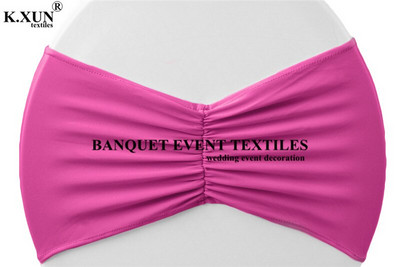 Naujo dizaino raižytos lycra kėdžių juostos spandex kėdžių varčios, skirtos įtemptam kėdės dangčiui vestuvių renginio vakarėlio dekoravimui