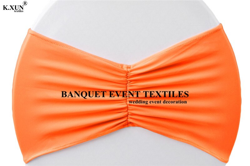 Naujo dizaino raižytos lycra kėdžių juostos spandex kėdžių varčios, skirtos įtemptam kėdės dangčiui vestuvių renginio vakarėlio dekoravimui