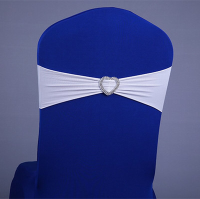 10/50 KOM. Pojas za stolice Spandex Rastezljiva navlaka za stolicu Traka za pojas Mašna Dekoracija banketa Ukrasi za vjenčanje Boje prilagođene