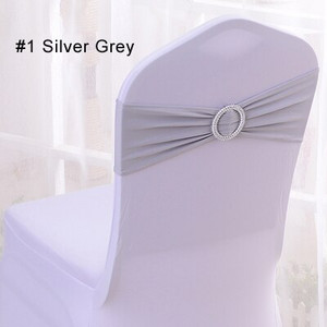 Didmeninė prekyba 100 vnt./stal. Spandex Lycra Vestuvinių kėdžių apdangalas Vestuvių vakarėlis Gimtadienio kėdės papuošimas Kėdės varčia