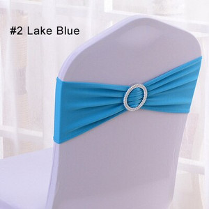 Didmeninė prekyba 100 vnt./stal. Spandex Lycra Vestuvinių kėdžių apdangalas Vestuvių vakarėlis Gimtadienio kėdės papuošimas Kėdės varčia