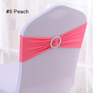 Didmeninė prekyba 100 vnt./stal. Spandex Lycra Vestuvinių kėdžių apdangalas Vestuvių vakarėlis Gimtadienio kėdės papuošimas Kėdės varčia