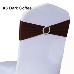 Didmeninė prekyba 100 vnt./stal. Spandex Lycra Vestuvinių kėdžių apdangalas Vestuvių vakarėlis Gimtadienio kėdės papuošimas Kėdės varčia