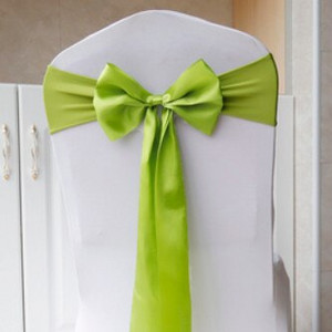 20 vnt. Nemokamas kaklaraištis Satin Kėdė Sash Bow Lycra Spandex Stretch Chair Sash Stripus Kaspinas Vestuvių renginiams Viešbučio dekoravimui