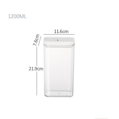 Maisto saugojimo konteineris Virtuvės laikymo organizavimas Virtuvės laikymo dėžutė skardinė Virtuvės vamzdis naminių gyvūnėlių ėdalo laikymo dėžutės dangtis