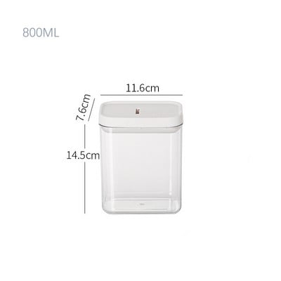 Maisto saugojimo konteineris Virtuvės laikymo organizavimas Virtuvės laikymo dėžutė skardinė Virtuvės vamzdis naminių gyvūnėlių ėdalo laikymo dėžutės dangtis