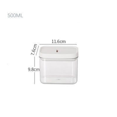 Maisto saugojimo konteineris Virtuvės laikymo organizavimas Virtuvės laikymo dėžutė skardinė Virtuvės vamzdis naminių gyvūnėlių ėdalo laikymo dėžutės dangtis