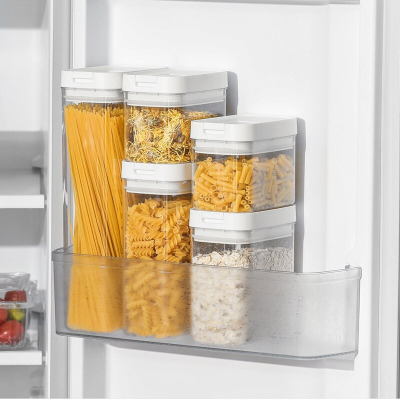 Maisto saugojimo konteineris Virtuvės laikymo organizavimas Virtuvės laikymo dėžutė skardinė Virtuvės vamzdis naminių gyvūnėlių ėdalo laikymo dėžutės dangtis