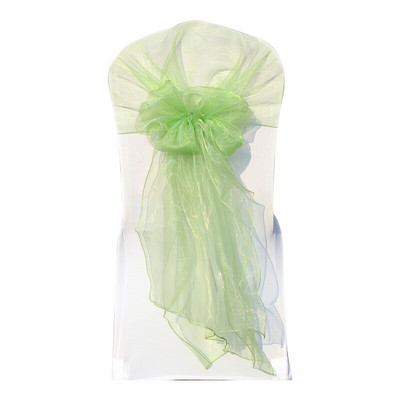 10 komada 65x275cm organza navlake za stolice / kape za stolice / zamotajte naslon za vezivanje / navlake za stolice za ukrašavanje vjenčanja, zabave i banketa