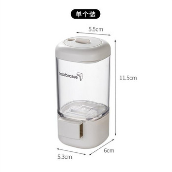 Бутилки със сол Буркани за подправки Комплект за измерване Пластмасова кутия за съхранение Кухненски аксесоари