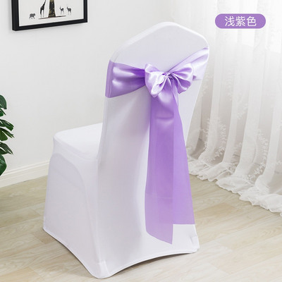 10/50 komada Set pojaseva za stolice Vjenčane dekoracije Plavi čvor Mašna Događaji Potrepštine za remen za zabave Prekrivač Dekor Teal Mariage Satenska vrpca