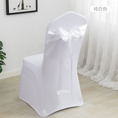 10/50 komada Set pojaseva za stolice Vjenčane dekoracije Plavi čvor Mašna Događaji Potrepštine za remen za zabave Prekrivač Dekor Teal Mariage Satenska vrpca