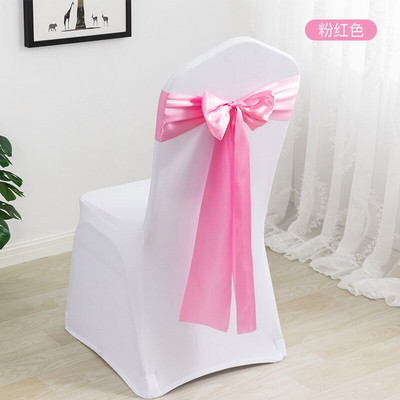 10/50 komada Set pojaseva za stolice Vjenčane dekoracije Plavi čvor Mašna Događaji Potrepštine za remen za zabave Prekrivač Dekor Teal Mariage Satenska vrpca