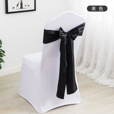 10/50 komada Set pojaseva za stolice Vjenčane dekoracije Plavi čvor Mašna Događaji Potrepštine za remen za zabave Prekrivač Dekor Teal Mariage Satenska vrpca